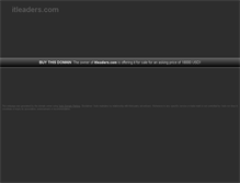 Tablet Screenshot of itleaders.com